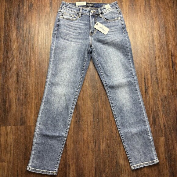 Judy Blue Mid-Rise Slim Fit Jeans Medium Wash Women’s Size 5/27